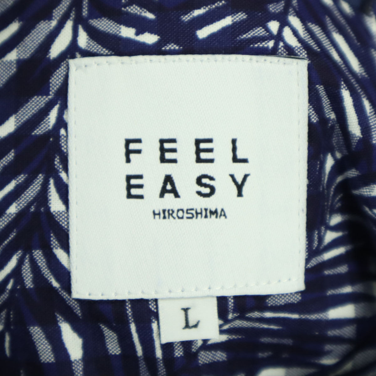 FEEL EASY Made in Japan Aloha Print Blazer Blue Size L