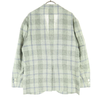 FEEL EASY Made in Japan Check Blazer Gray Size M
