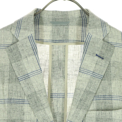 FEEL EASY Made in Japan Check Blazer Gray Size M