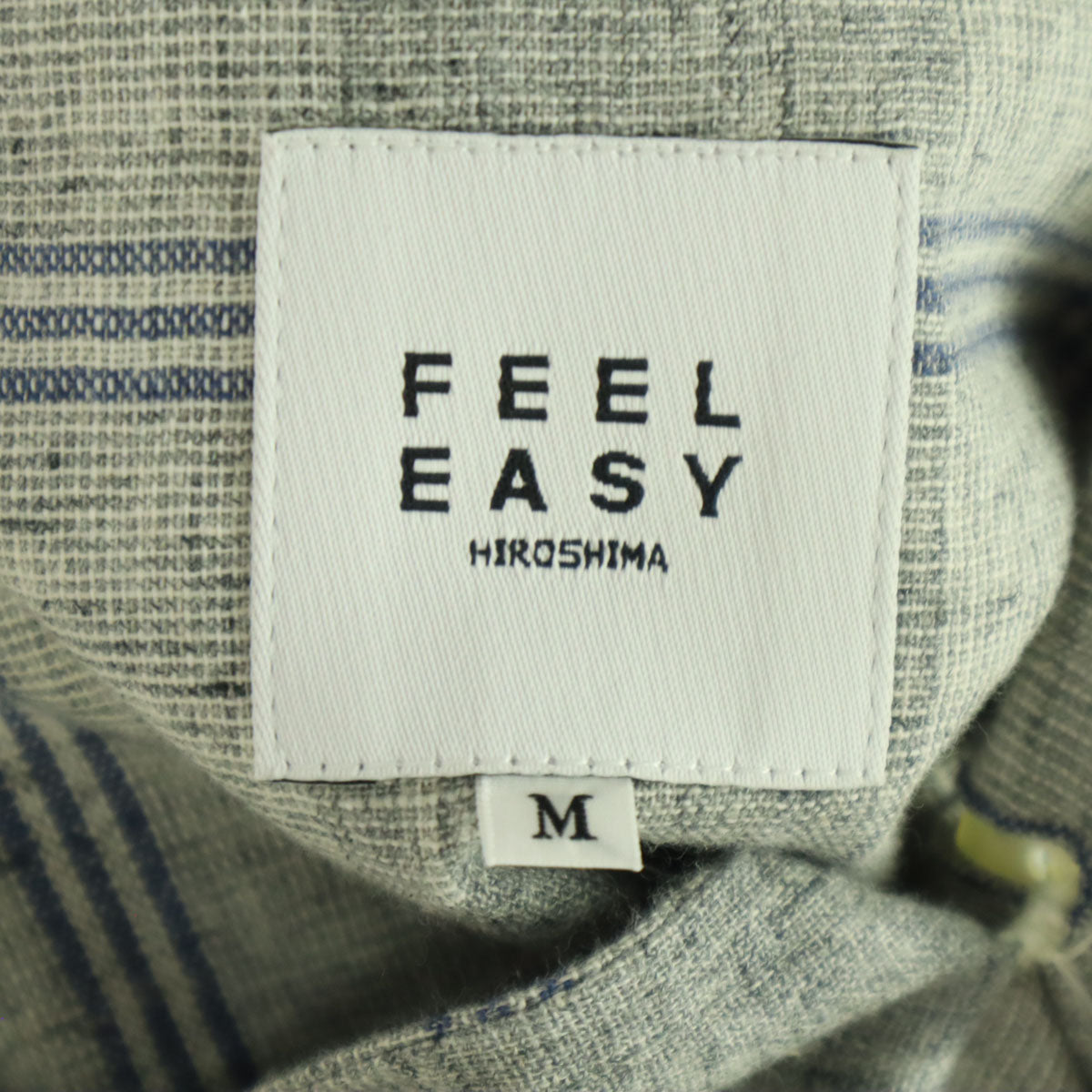 FEEL EASY Made in Japan Check Blazer Gray Size M