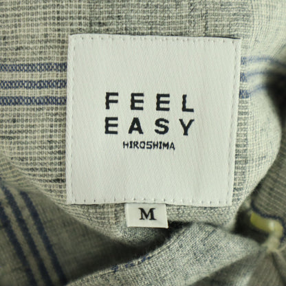 FEEL EASY Made in Japan Check Blazer Gray Size M