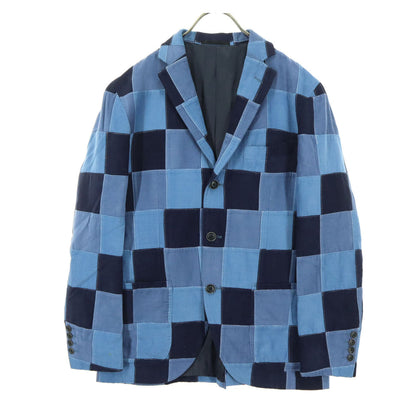 FEEL EASY Made in Japan Patchwork Blazer Blue Size M