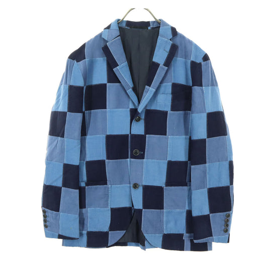 FEEL EASY Made in Japan Patchwork Blazer Blue Size M
