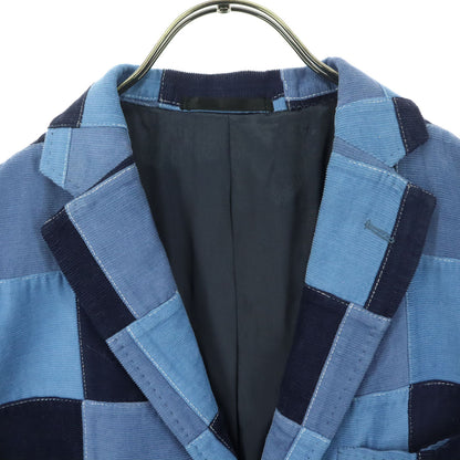 FEEL EASY Made in Japan Patchwork Blazer Blue Size M