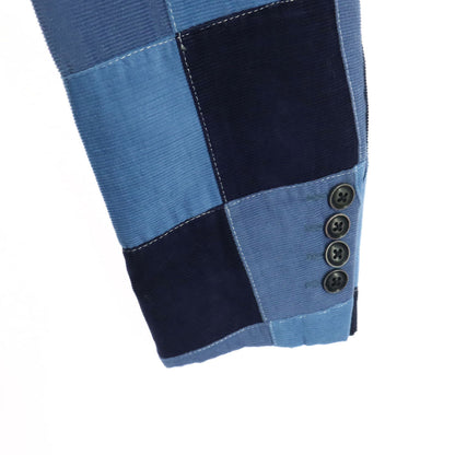 FEEL EASY Made in Japan Patchwork Blazer Blue Size M