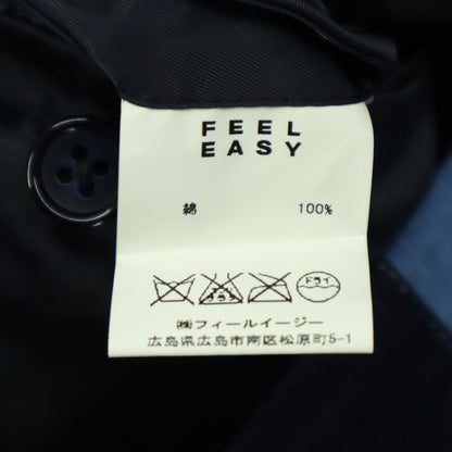 FEEL EASY Made in Japan Patchwork Blazer Blue Size M
