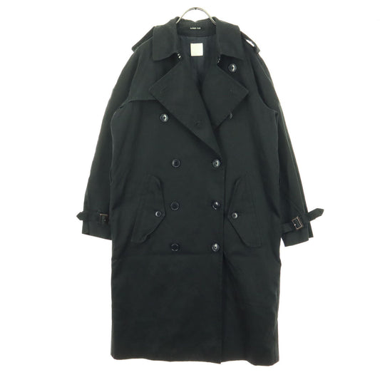 KANEKO ISAO Long Sleeve Trench Coat Black