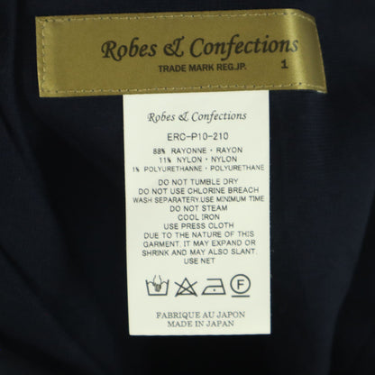 robes&confections Japan Made Long Pants Navy Size 1