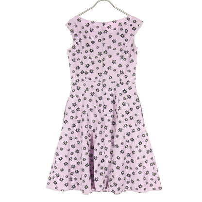 TOCCA Floral Embroidered Light Purple Dress