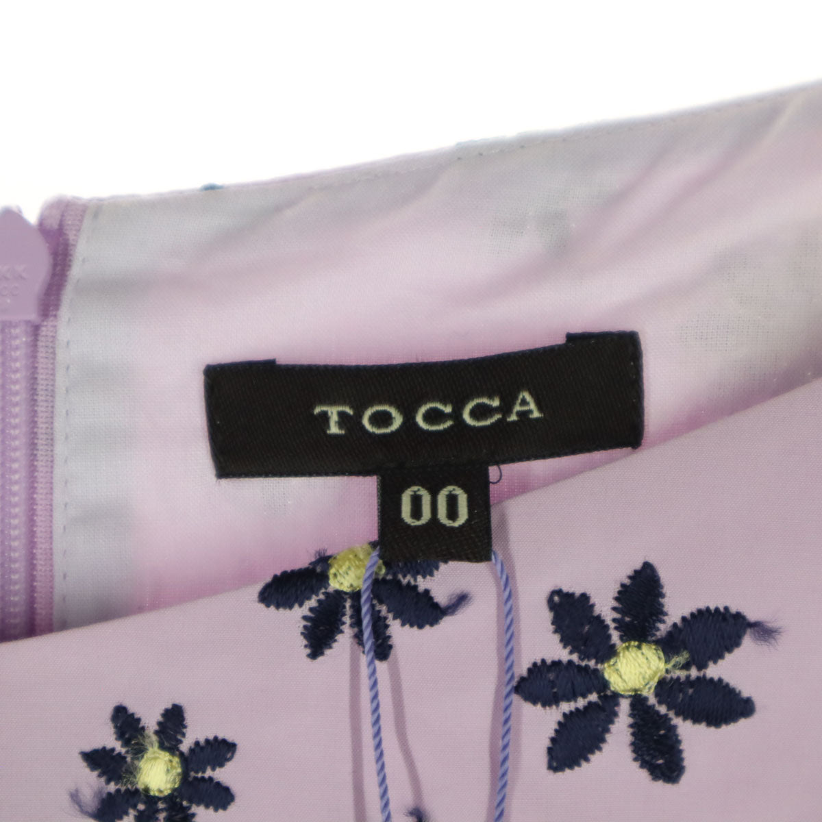 TOCCA Floral Embroidered Light Purple Dress