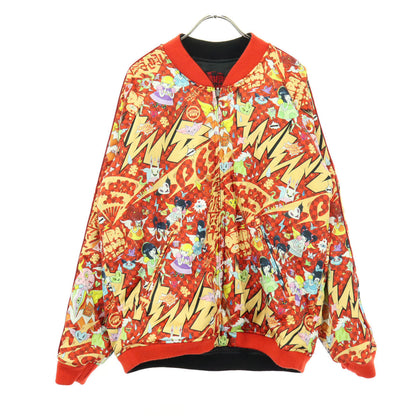 Dempagumi.inc x Utamaro Reversible Pattern Black Red Size L