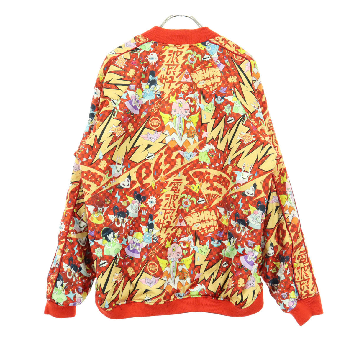 Dempagumi.inc x Utamaro Reversible Pattern Black Red Size L