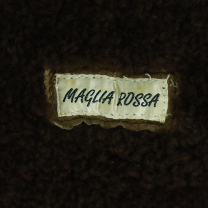 MAgLIA ROSSA Long Sleeve Shearling Jacket Brown Size M