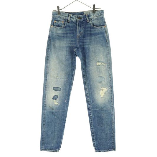 Levi's LVC Distressed Slim Denim Jeans Blue Size W26