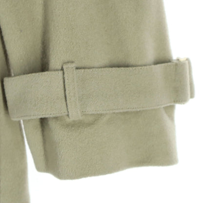 anuans Long Wool Trench Coat Beige Size F