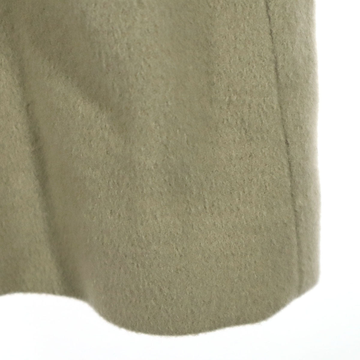 anuans Long Wool Trench Coat Beige Size F