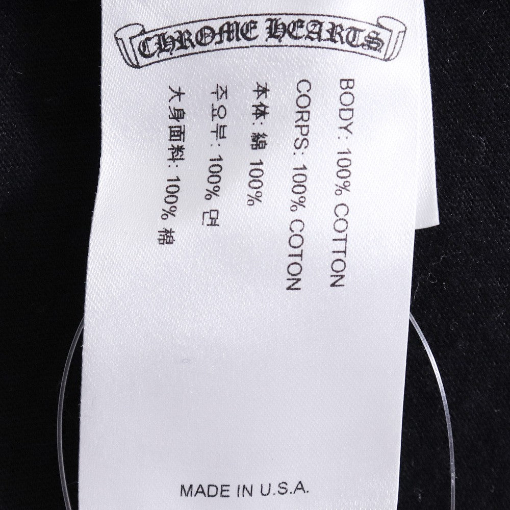 CHROME HEARTS Horseshoe Logo Pocket T-Shirt Black Size S