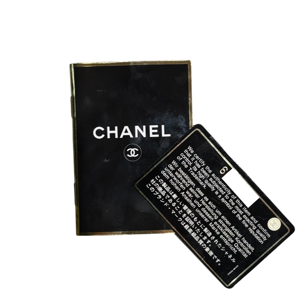 CHANEL 2000s CC Logo Backpack White
