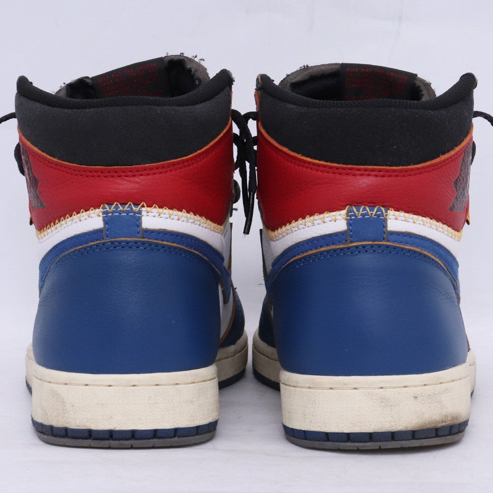 NIKE x UNION AJ1 Retro High Storm Blue Sneakers Size 28.5cm