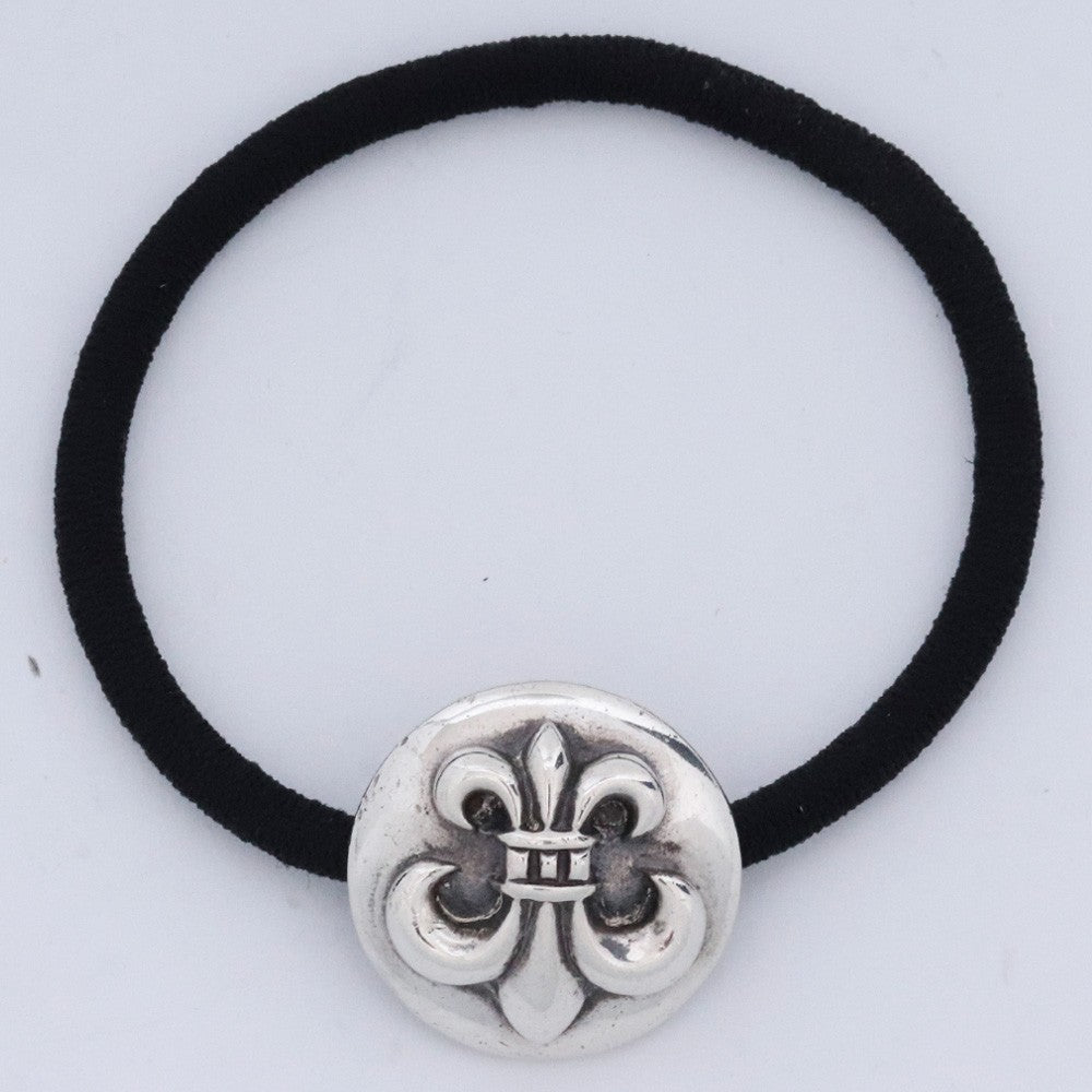 Chrome Hearts BS Fleur Silver Hairband Bracelet Size F
