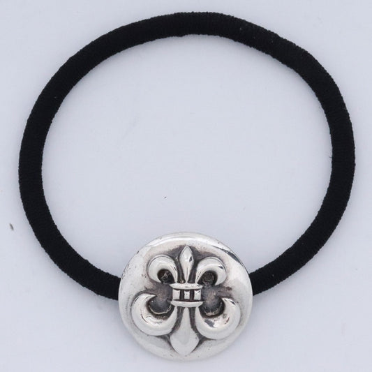 Chrome Hearts BS Fleur Silver Hairband Bracelet Size F