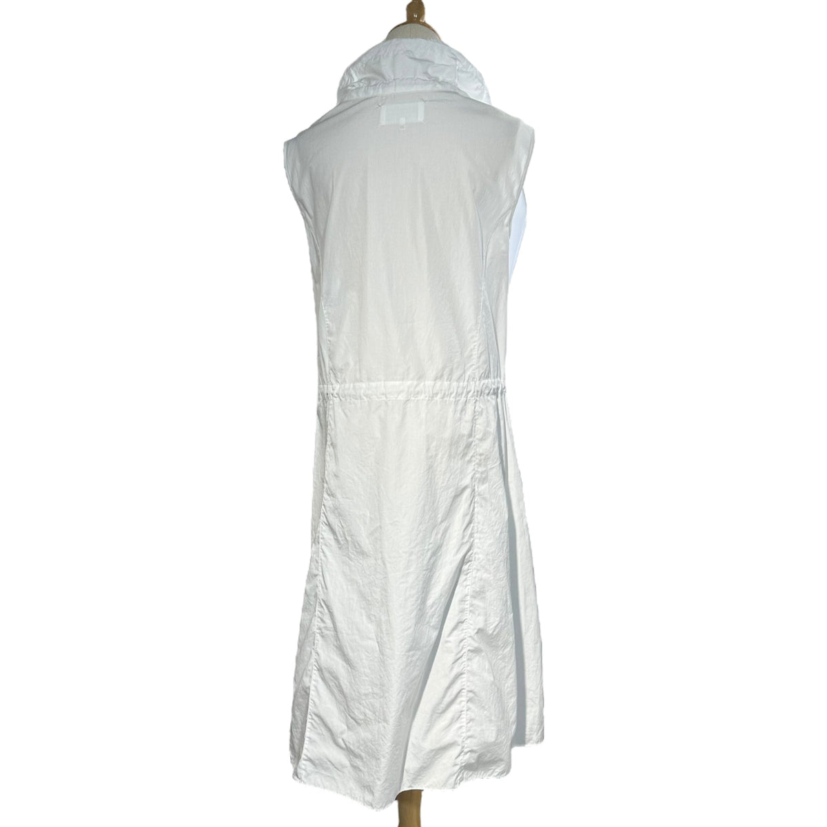 MAISON MARGIELA 19SS Half-Zip Drawstring Dress White Size 38