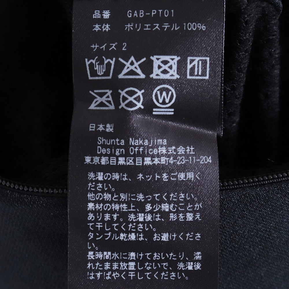 ALMOSTBLACK 25AW Polartec Zip Pocket Pants Black Size 2