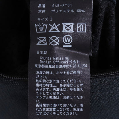 ALMOSTBLACK 25AW Polartec Zip Pocket Pants Black Size 2