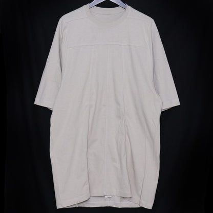 RICK OWENS Grid Crewneck T-Shirt Ivory Size M
