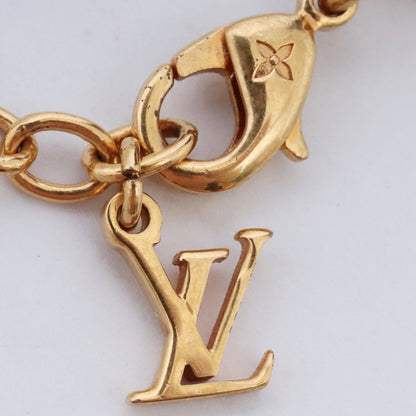 LOUIS VUITTON LV Rope Pendant Necklace Gold Size F