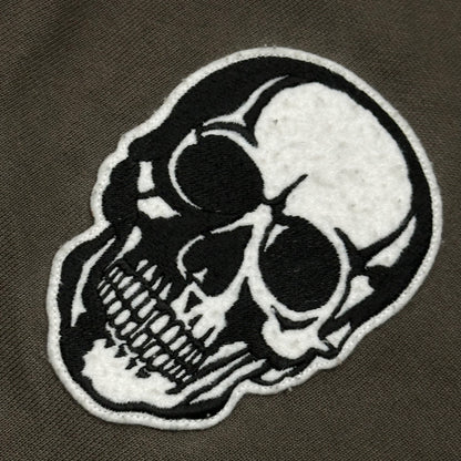 NUMBER (N)INE 04SS DBD Skull Patch Hoodie Brown Size 2