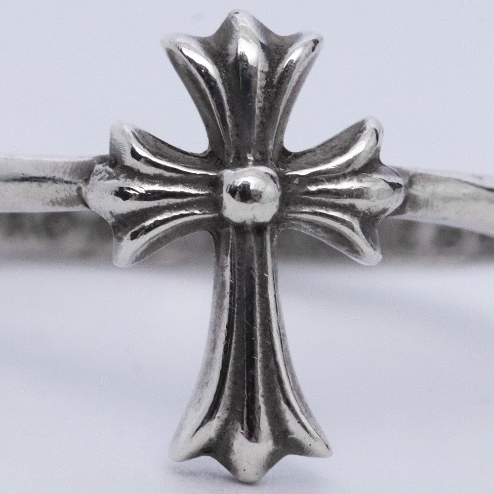 CHROME HEARTS Bubblgm CH Cross Ring Silver Size ONE SIZE
