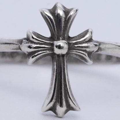 CHROME HEARTS Bubblgm CH Cross Ring Silver Size ONE SIZE