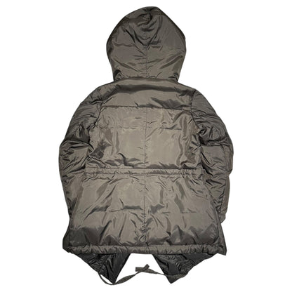 MARITHE FRANCOIS GIRBAUD 10AW Big Hood Coat Brown Size L