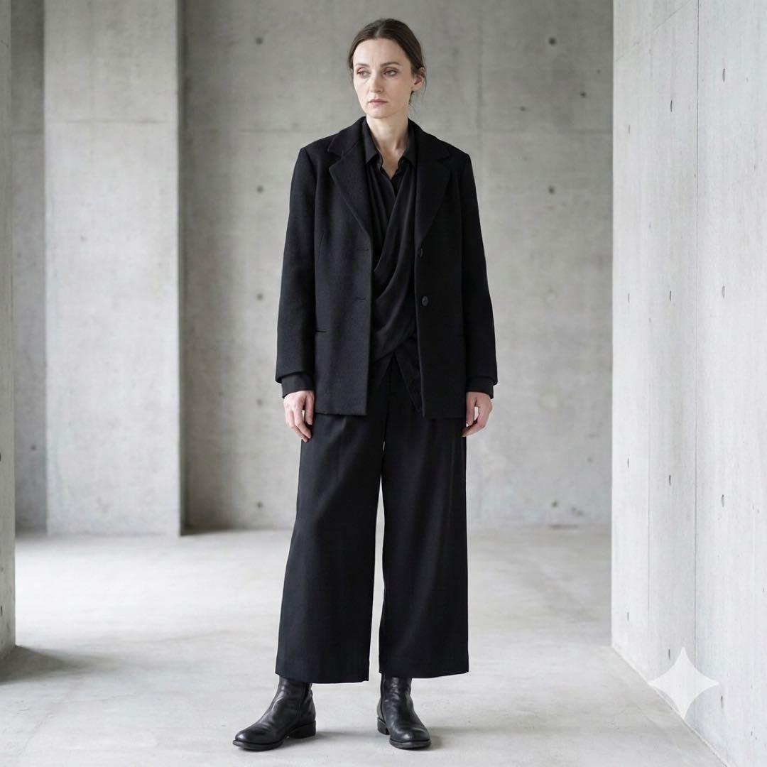 Yohji Yamamoto +noir 02AW Wool Blazer Black