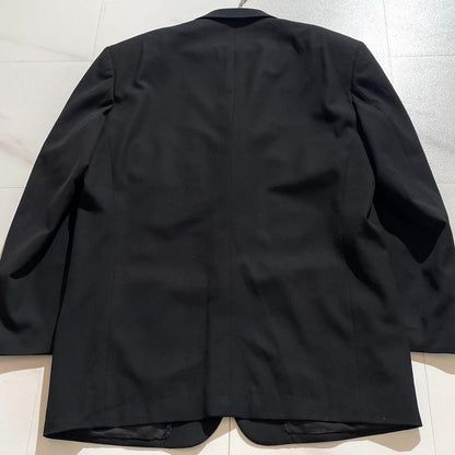 LQ Y's for men Wool Gabardine Zip Tailored Jacket Size L
