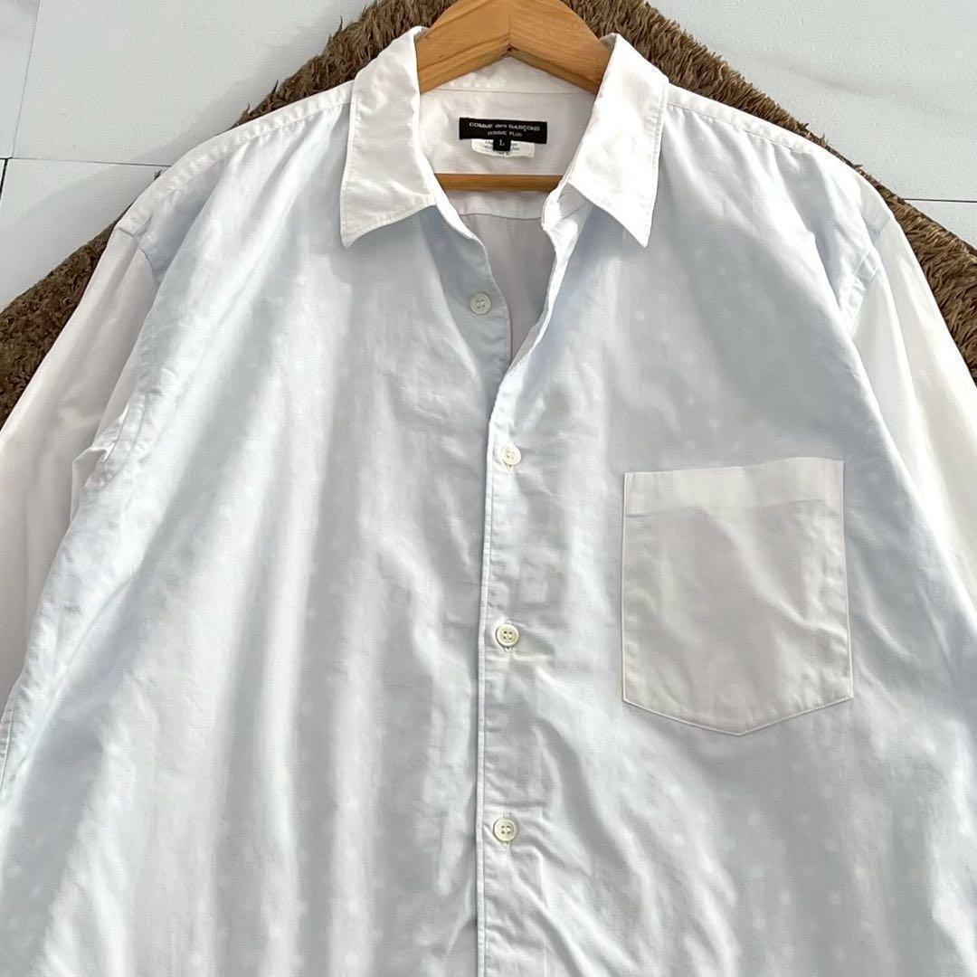 COMME des GARCONS HOMME PLUS 18SS Layered Shirt White Size L