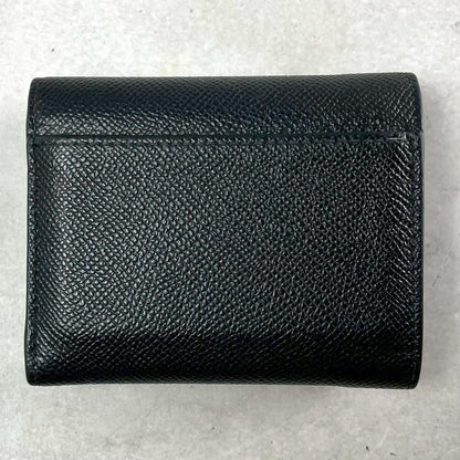 MAISON MARGIELA Leather Trifold Wallet Black Size ONE SIZE