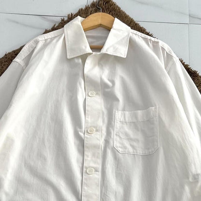 Yohji Yamamoto POUR HOMME 18SS Cotton Topper Shirt Size S