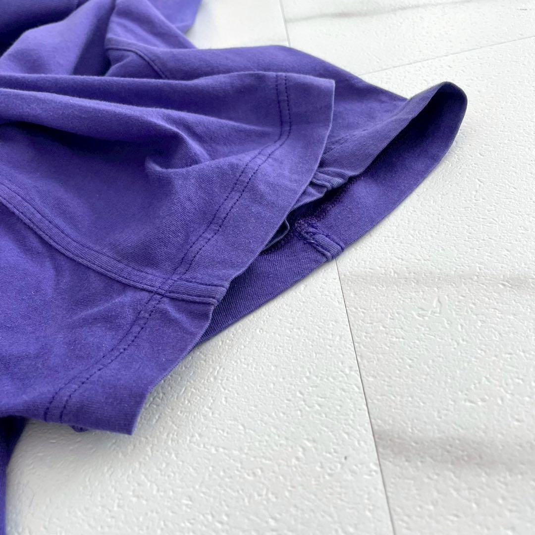 ISSEY MIYAKE MEN 80s Vintage Open Collar Shirt Purple Size L