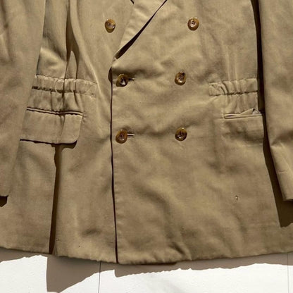 CDG HOMME PLUS 80s Vintage Wool Double-Breasted Jkt Size L