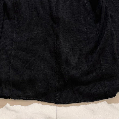 Yohji Yamamoto POUR HOMME Knit Tailored Jacket Black Size L
