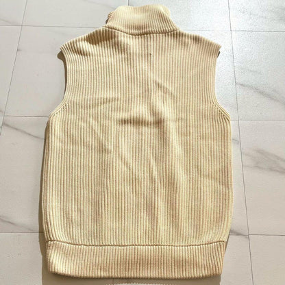 MARTIN MARGIELA 07SS Driver's Knit Vest White Size M