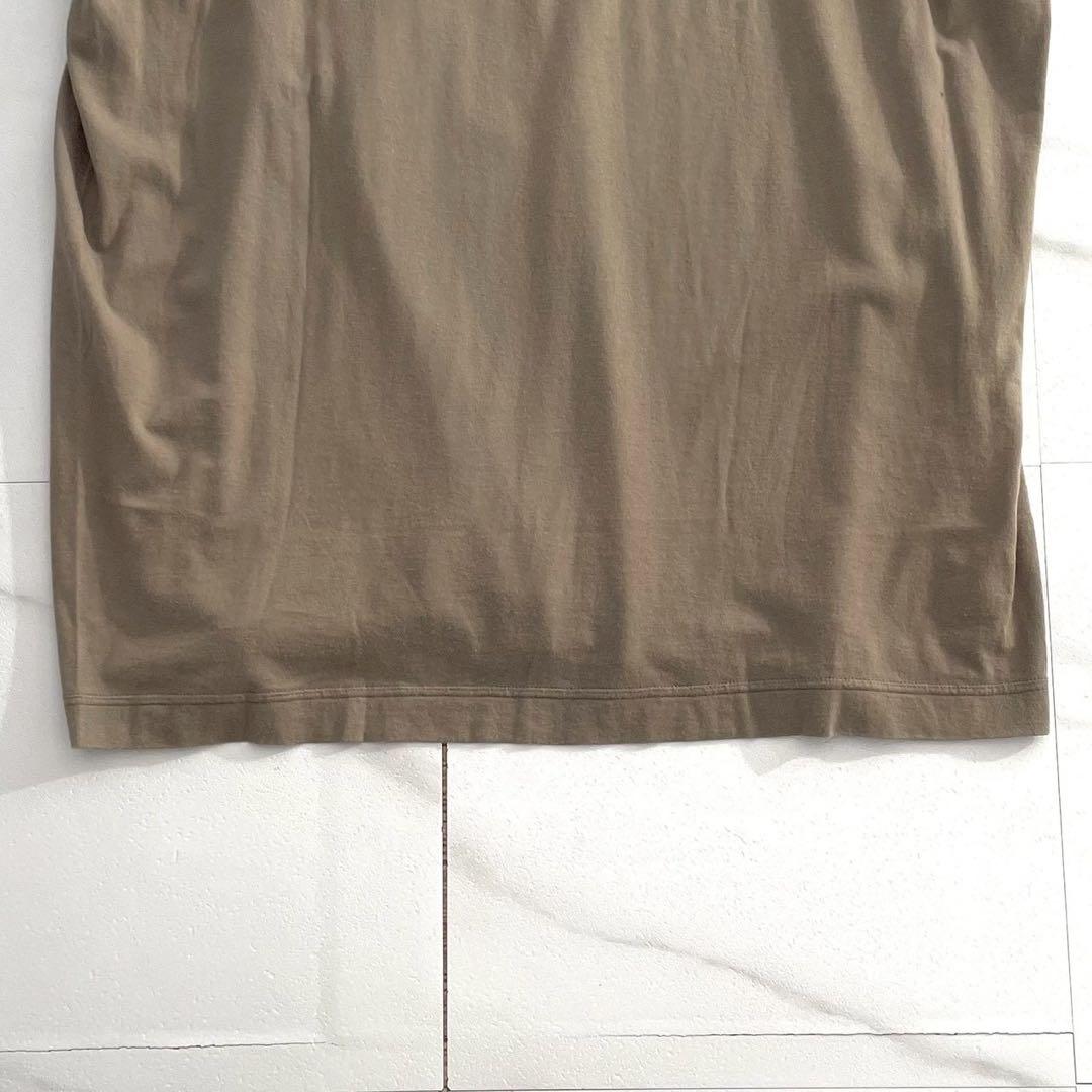 ISSEY MIYAKE MEN 00SS Oversized Cotton T-shirt Brown Size XL