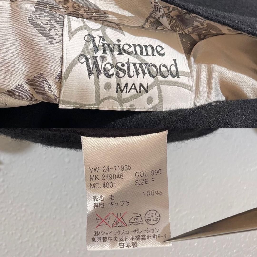 Vivienne Westwood MAN 14AW Deformed Wool Long Coat Size XL