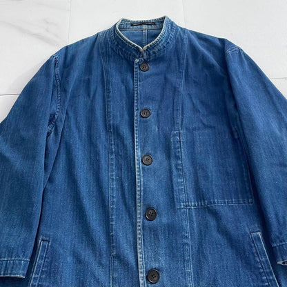 Yohji Yamamoto POUR HOMME 99SS Stand Jacket Blue Size L