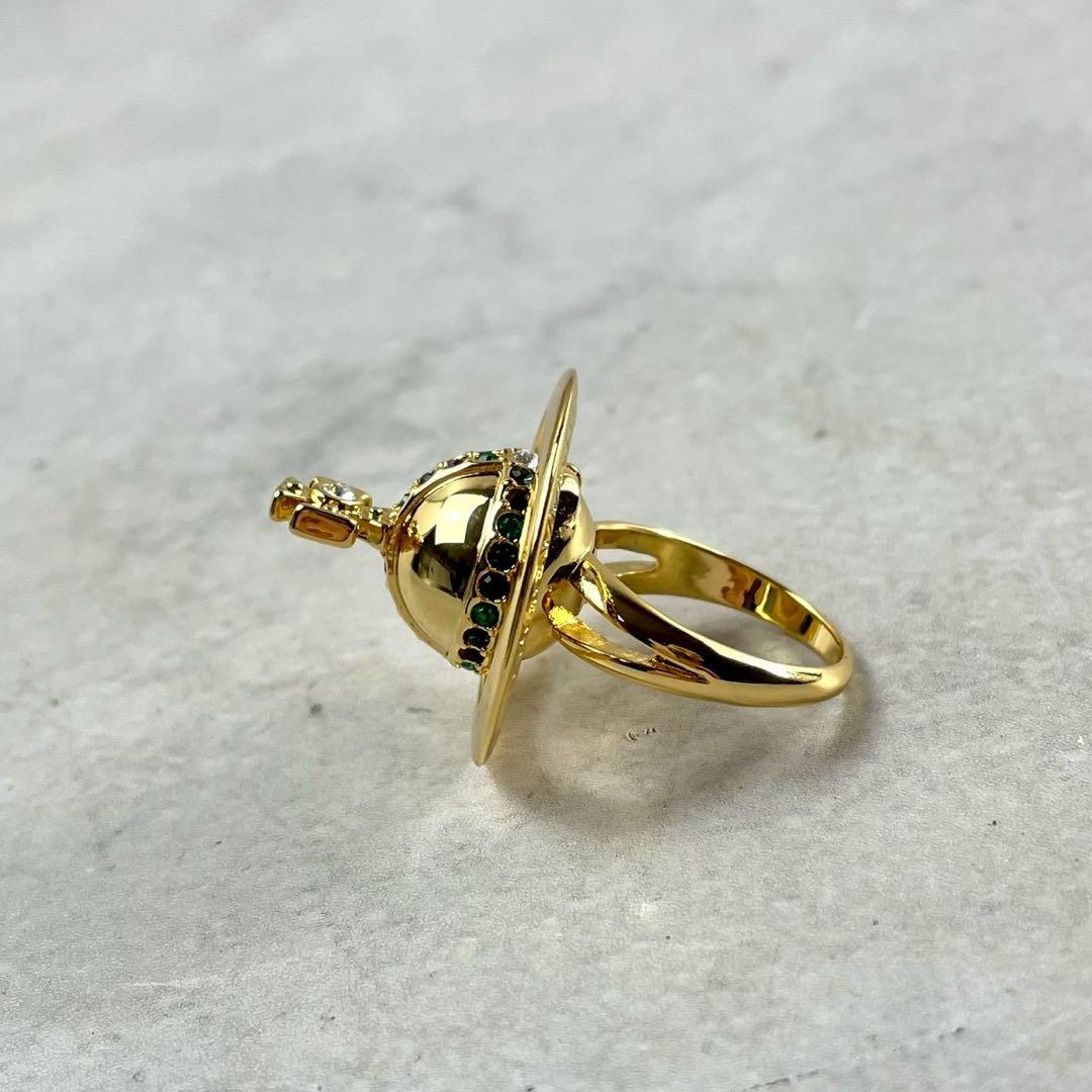 Vivienne Westwood Orb Poison Ring Gold Size ONE SIZE