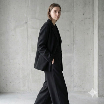 Yohji Yamamoto +noir 02AW Wool Blazer Black