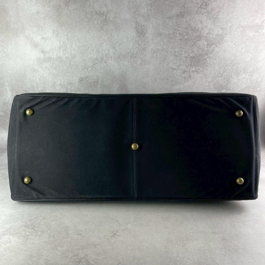 Y's for men Canvas Leather Boston Bag Black Size ONE SIZE