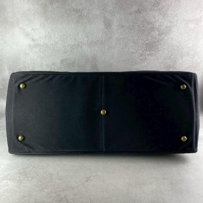 Y's for men Canvas Leather Boston Bag Black Size ONE SIZE